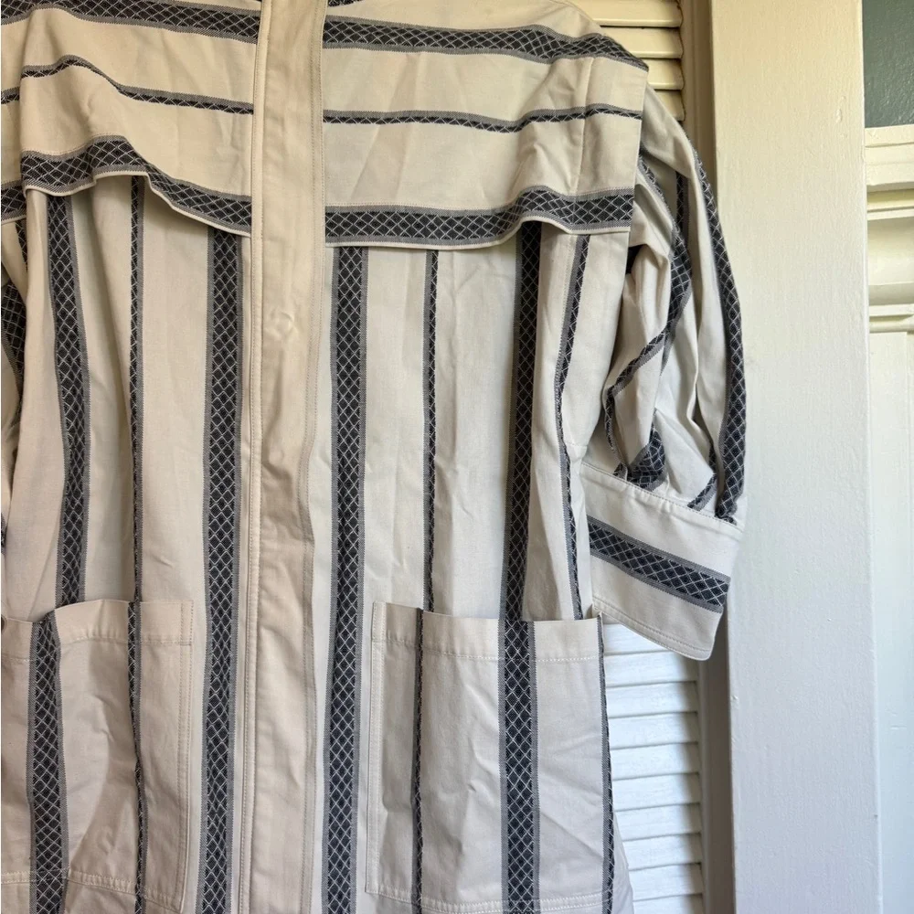 Acler Kingsway Collared Stripe Mini Dress - Picture 7 of 8